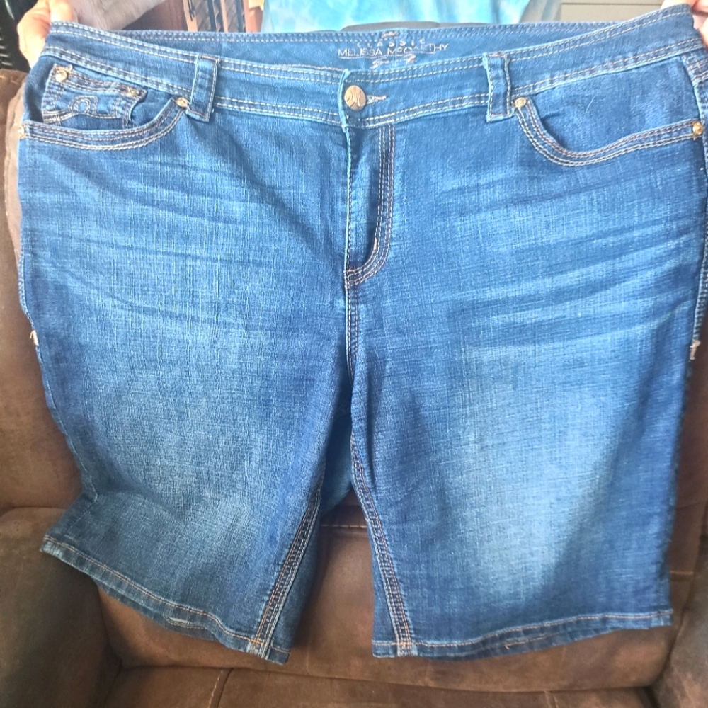 Lane bryant jean shorts